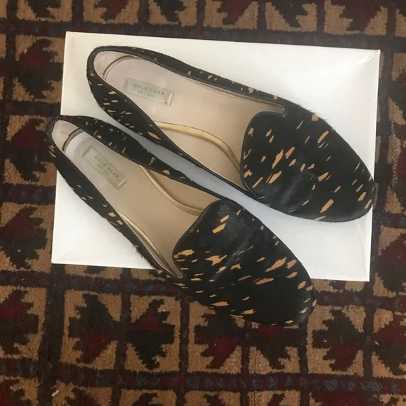 Cole Haan Calf Hair Animal Print Loafer - Picture 3 of 5